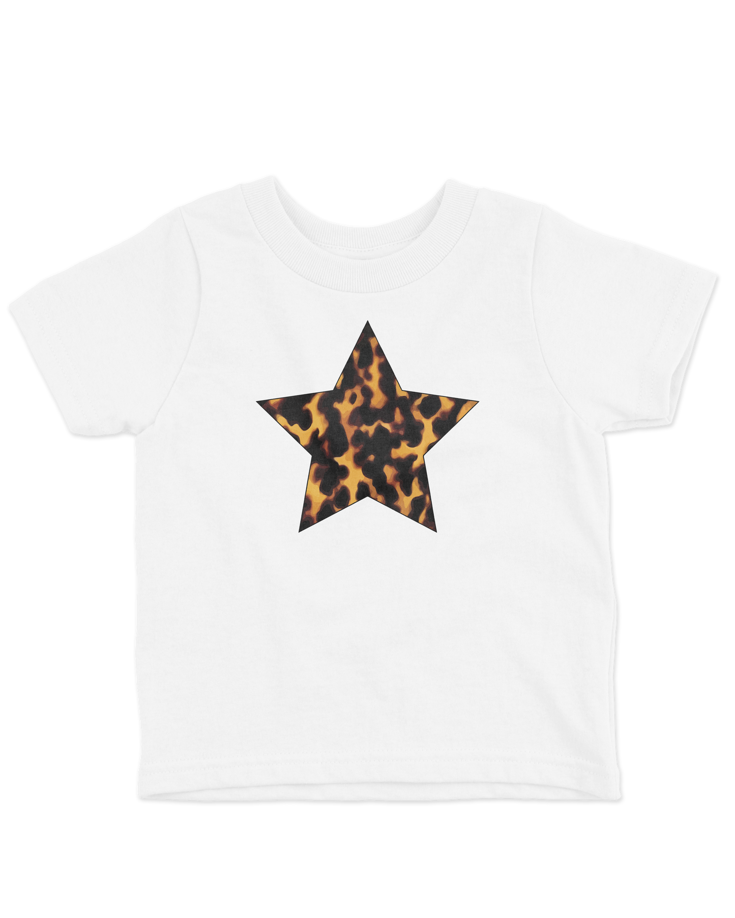 Tortoise Print Star Baby Tee