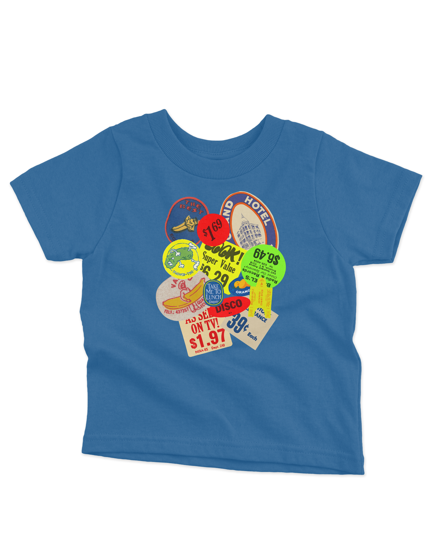Vintage Stickers Baby Tee