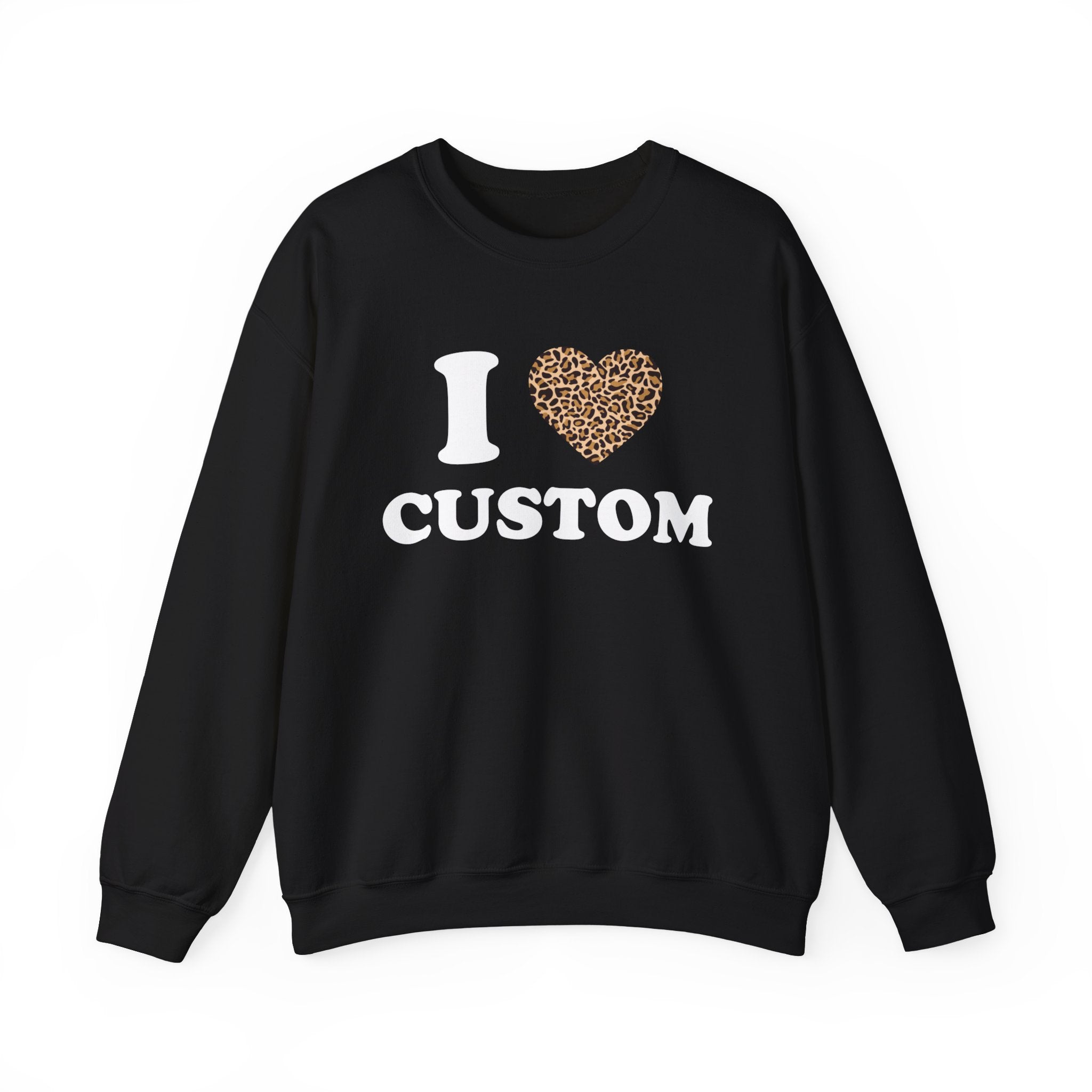 Cheetah Heart Custom Sweatshirt
