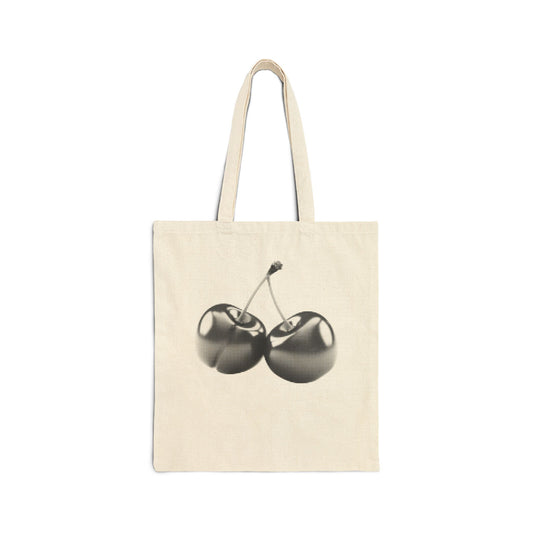 Chrome Cherries Tote Bag