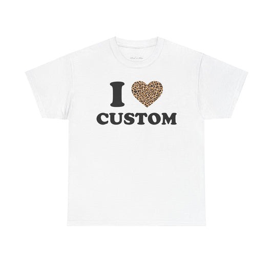 Cheetah Heart Custom Classic Tee