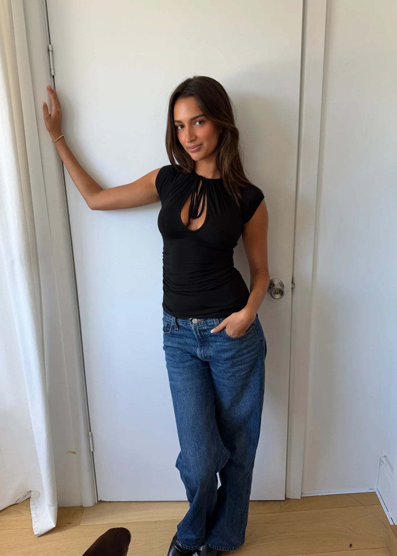 Lexit Cutout Top - Black