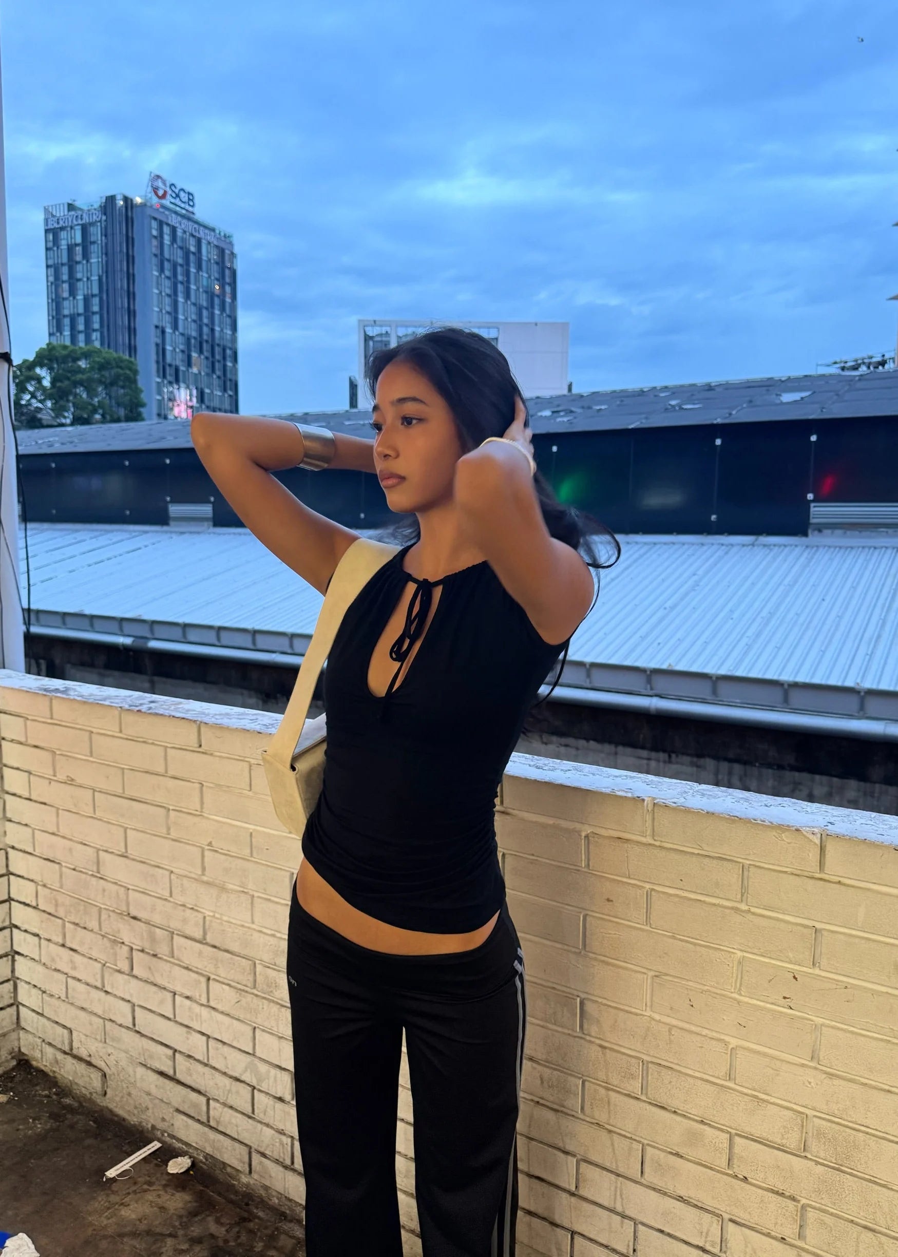 Lexit Cutout Top - Black