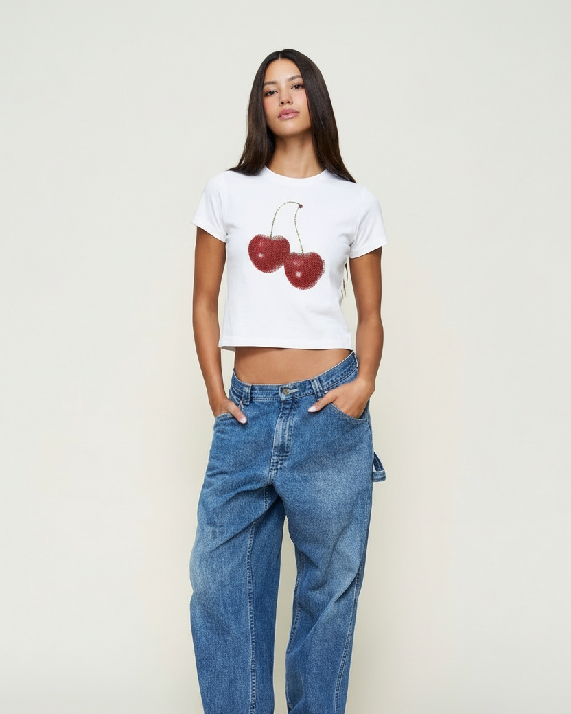 Cherry Baby Tee