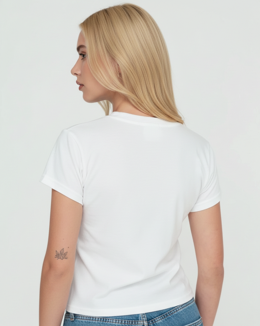 Vintage Stickers Baby Tee