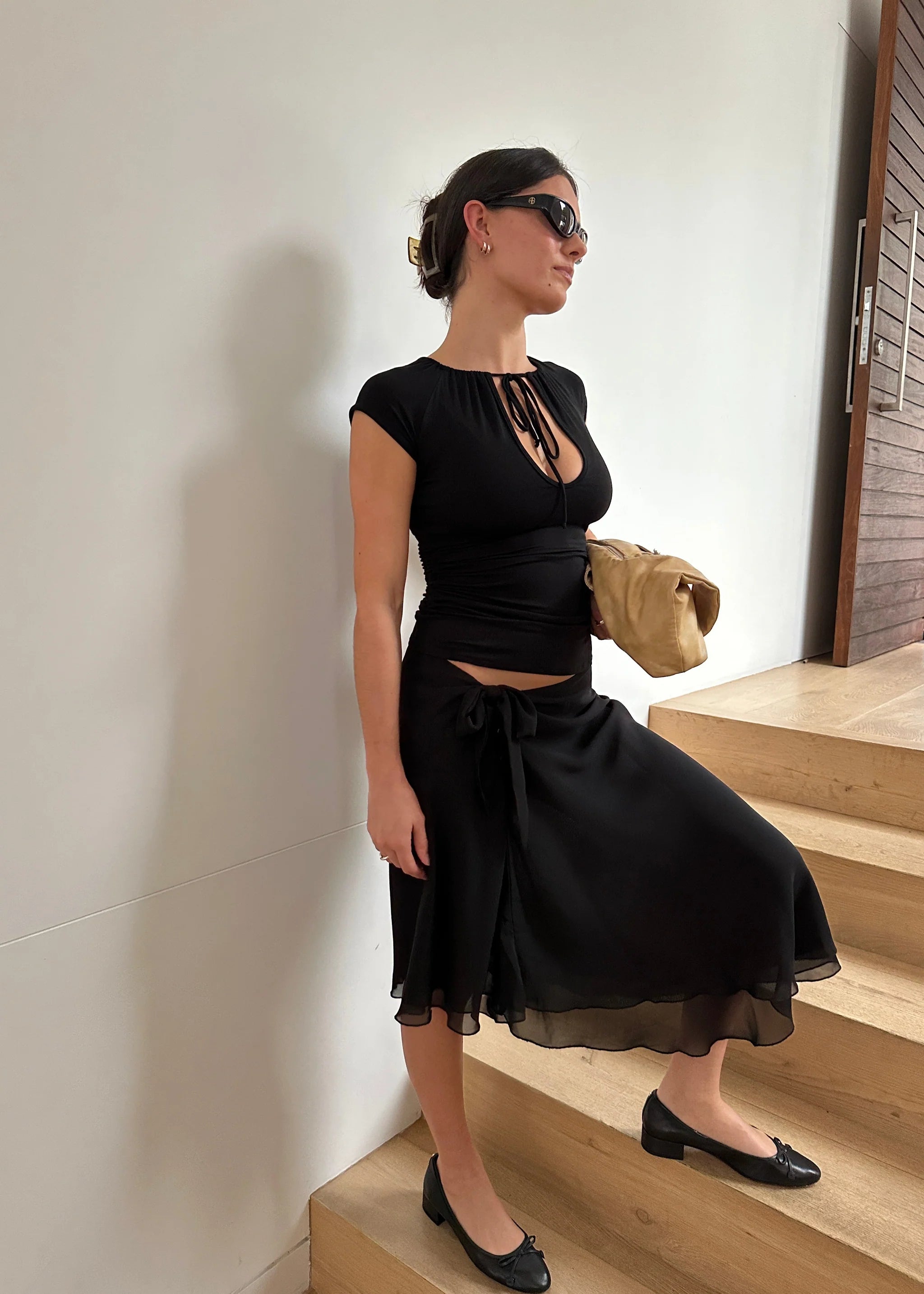 Lexit Cutout Top - Black