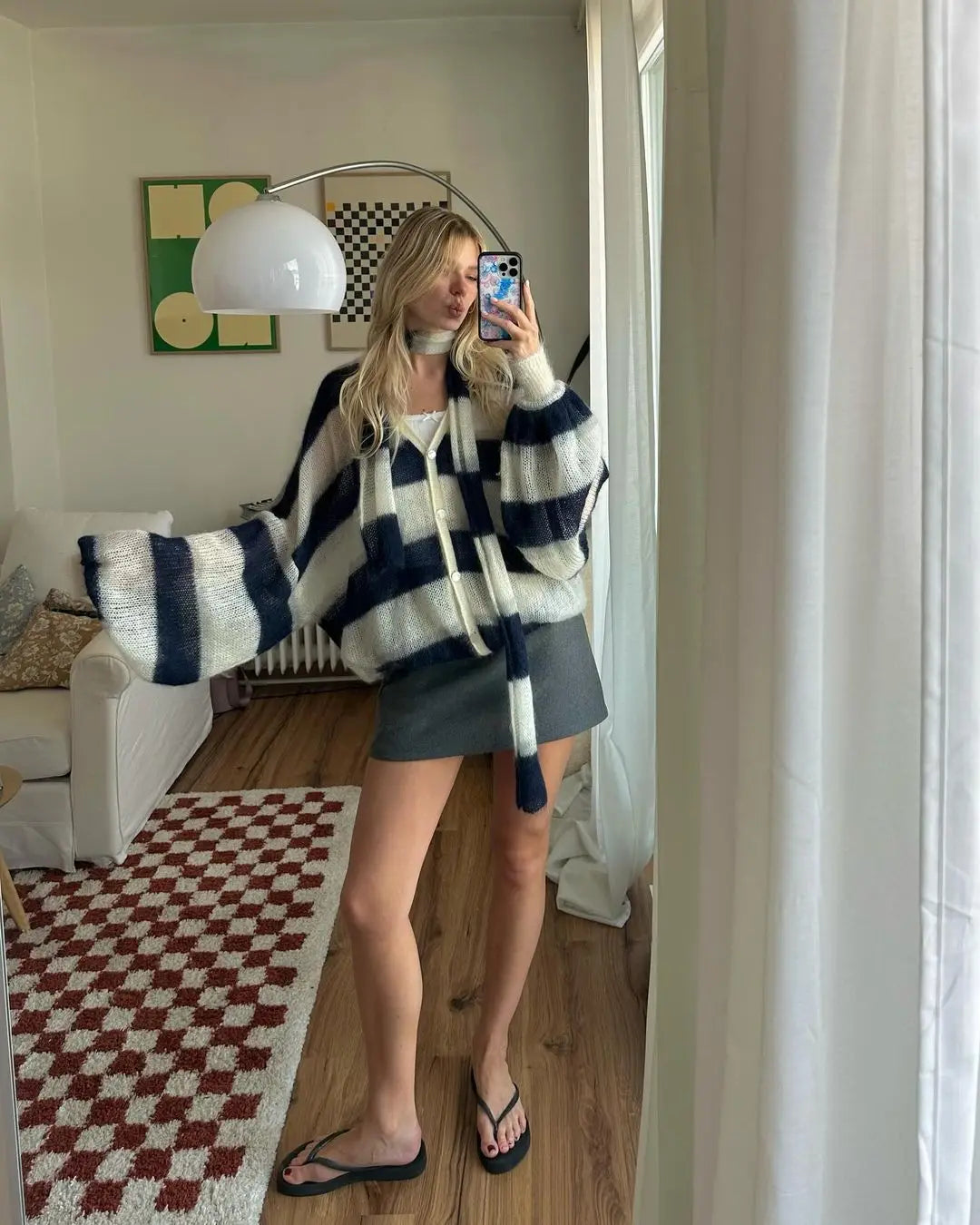 Luna Cardigan with Scarf