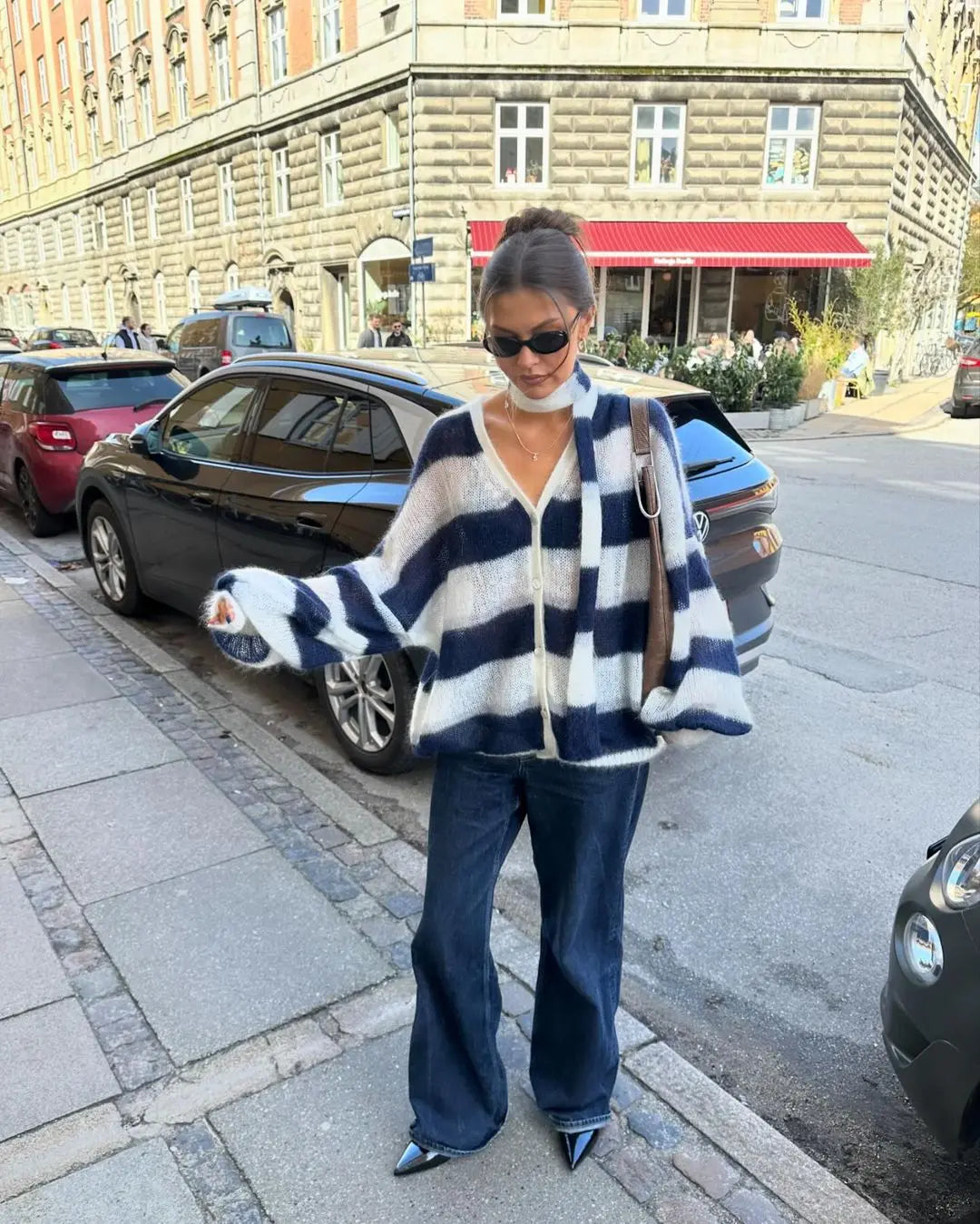 Luna Cardigan with Scarf