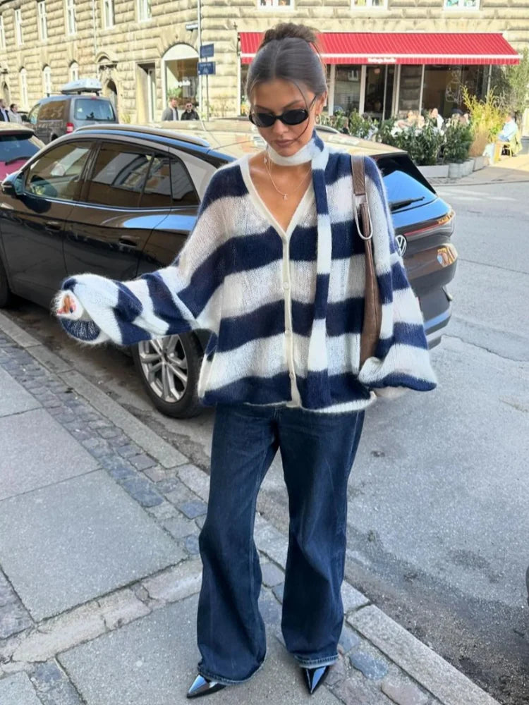 Luna Cardigan with Scarf