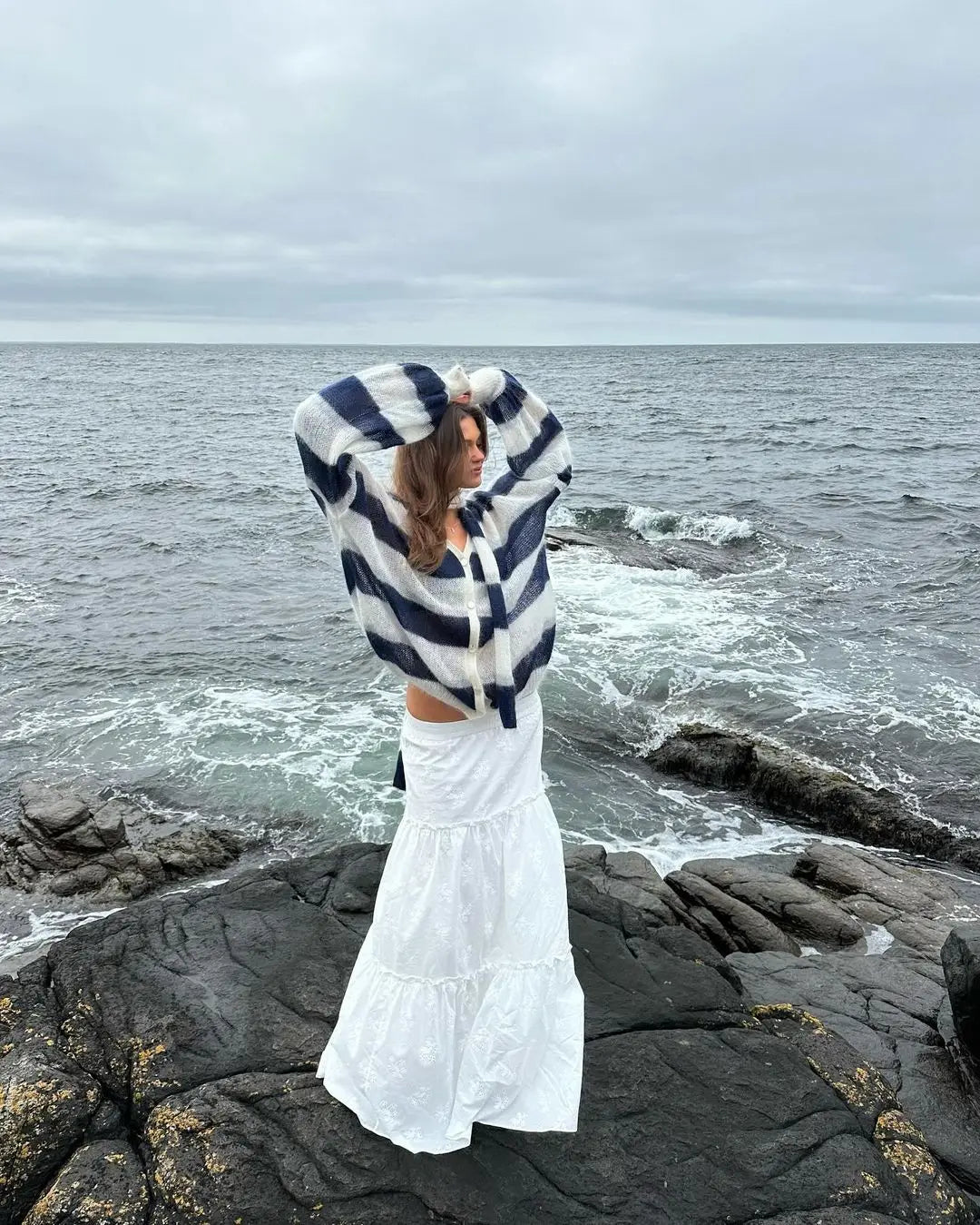 Luna Cardigan with Scarf