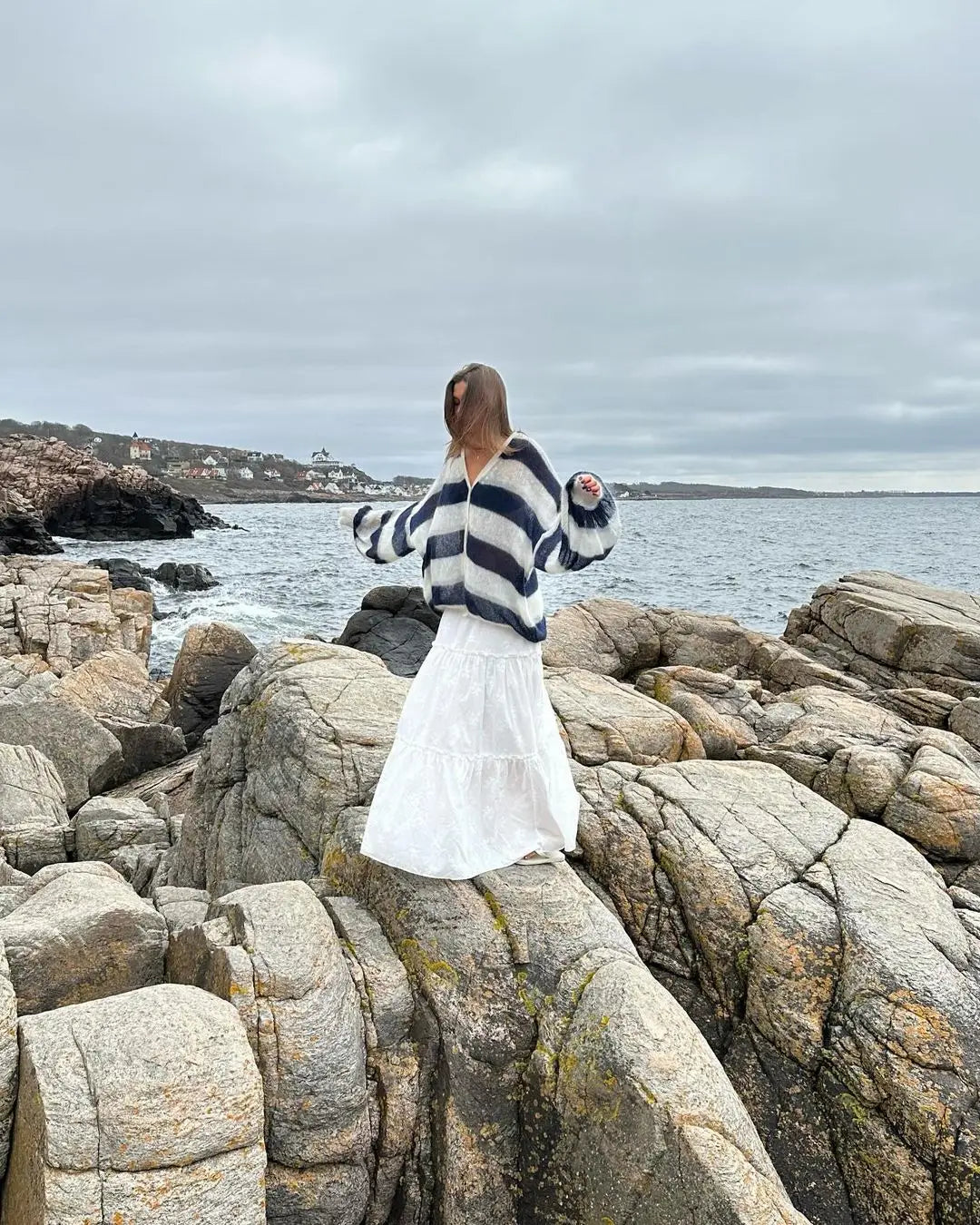 Luna Cardigan with Scarf