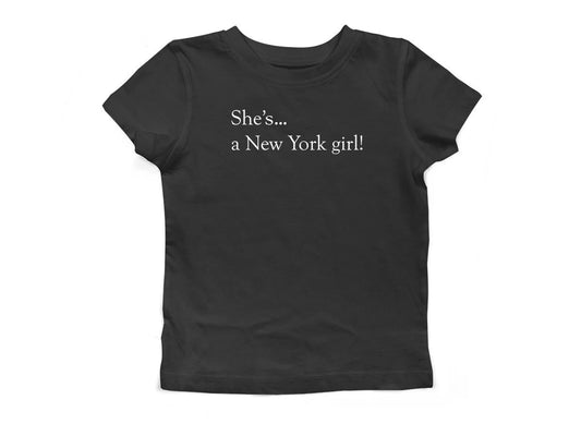 She's a New York Girl Baby Tee