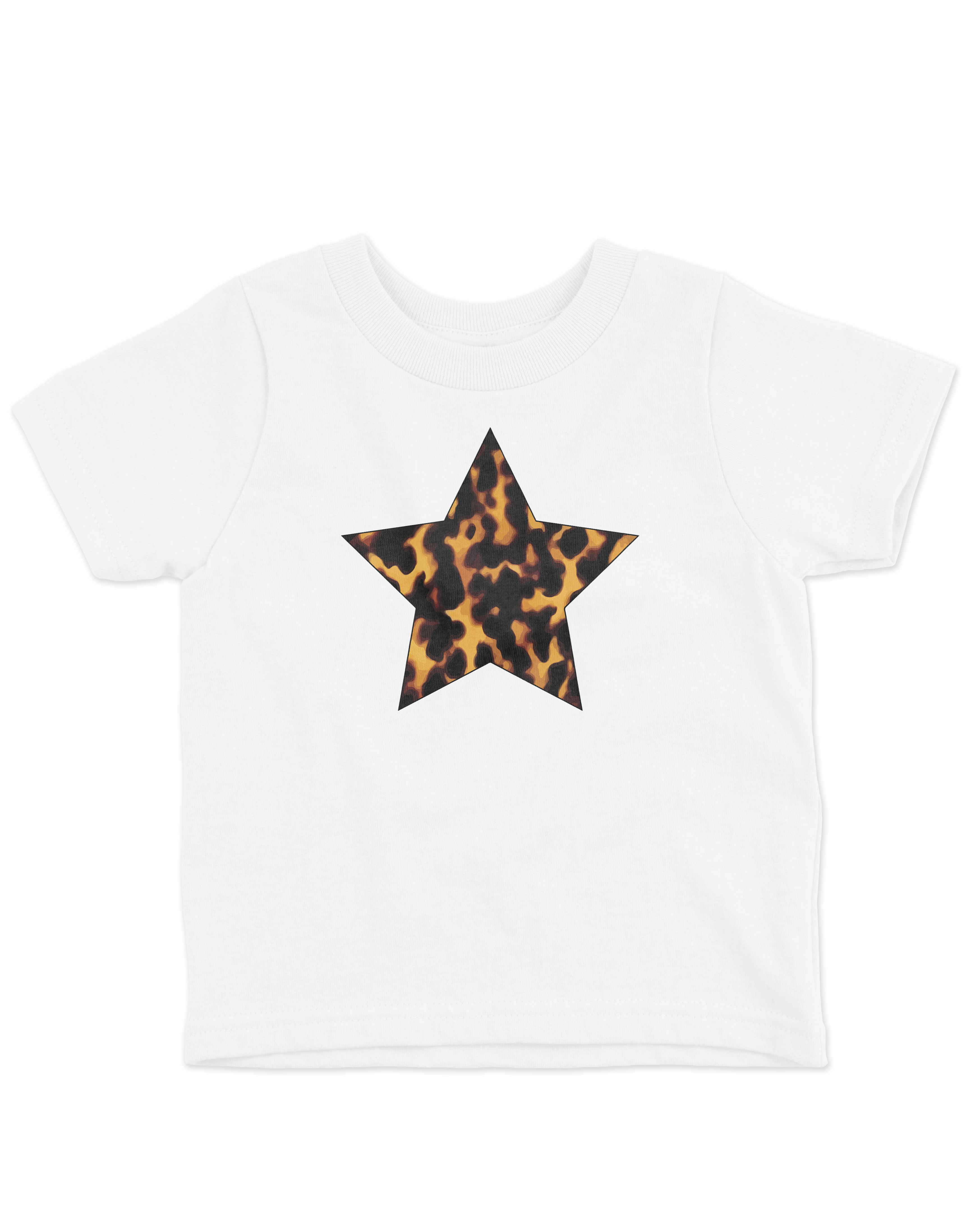 Tortoise Print Star Baby Tee