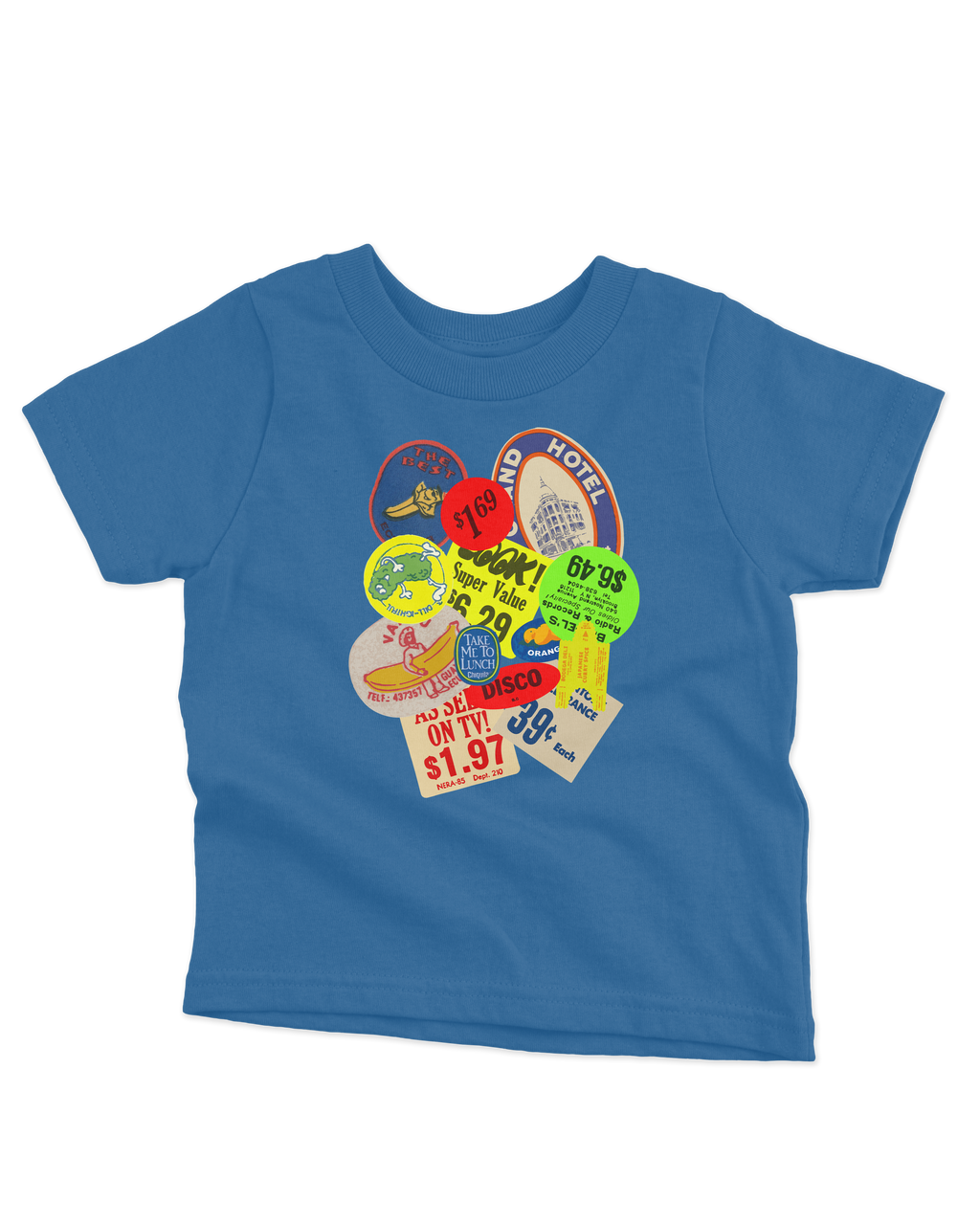 Vintage Stickers Baby Tee